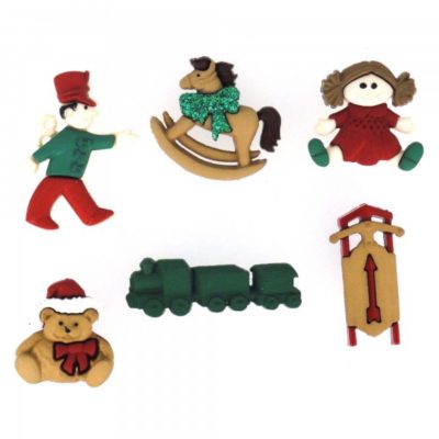 christmas toys buttons