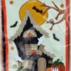 The Spooky house wall hanging pattern