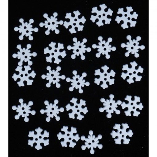 Snowflake buttons