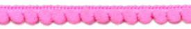 bright pink baby ball fringe