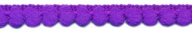 Purple baby ball fringe