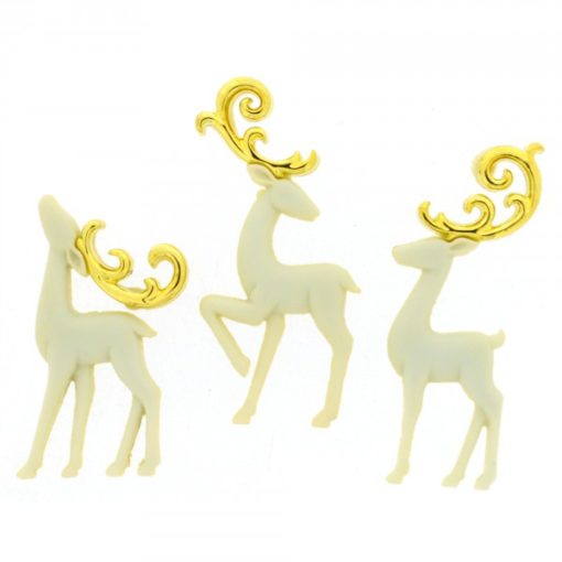 majestic reindeer buttons