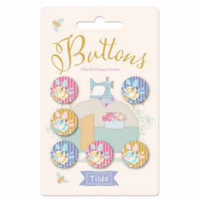 Tilda’s Happy Campers Fabric Buttons