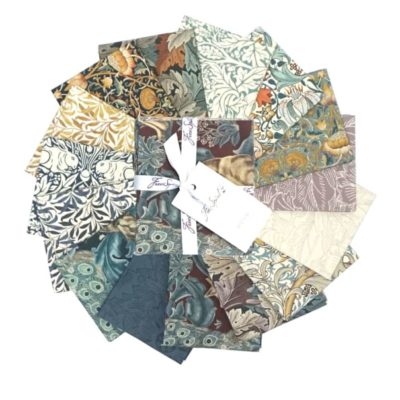 William Morris Standen Fat Quarter Bundle is a collection of 15 prints from the Standen Collection.