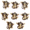 Sew Cute Monkey Buttons 6 buttons per pack